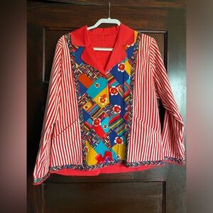 Vintage Silk Reversible Koos of Course Top